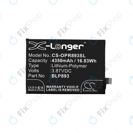 Realme GT 2 Pro 5G, GT Neo 2 5G - Akku Batterie BLP887 2150mAh HQ