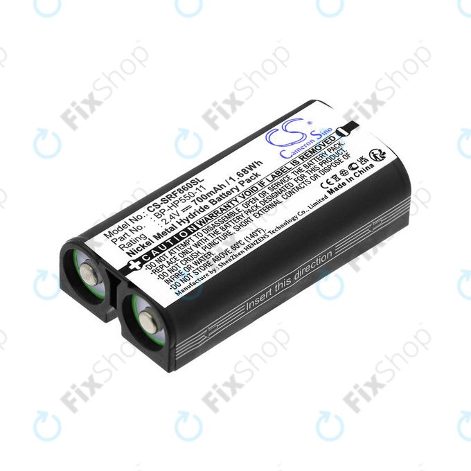 Akku batterie für Sony MDR, BP-HP550-11, Ni-MH, 2.4V, 700mAh, HQ