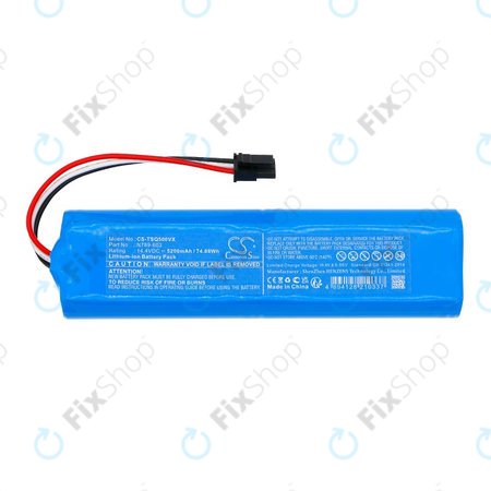 Akku batterie für Tesla Robostar iQ500, iQ600, 5200mAh, Li-Ion, 14.4V, N789-603, HQ