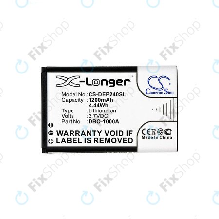 Batterie für Doro 1370, 1372, 2404, 6040, 1200mAh, Li-ion, 3.7V, DBO-1000A, HQ