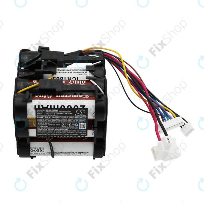 Akku batterie für AEG CX-8, Electrolux EUP82, 2000mAh, Li-Ion, 29.6V, 140112530252, HQ