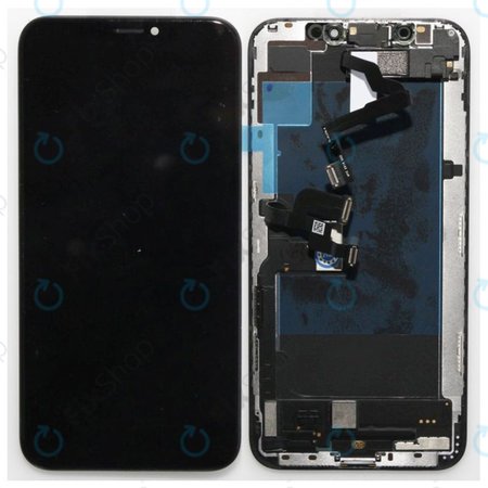 Apple iPhone XS - LCD Display + Touchscreen Front Glas + Rahmen - 661-12943 Genuine Service Pack