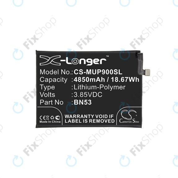 Xiaomi Redmi Note 9 Pro - Akku Batterie BN53 4850mAh HQ