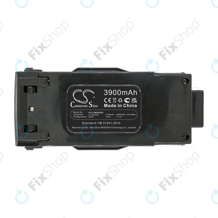 Akku batterie für Yuneec Mantis G, Q, 3900mAh, Li-Pol, 11.4V, YUNB3S2800, HQ