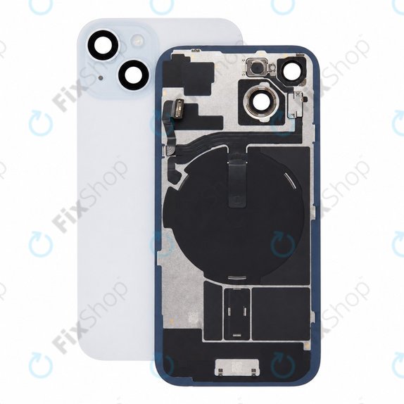 Glas der Rückabdeckung für iPhone 15, Blue, Pulled A