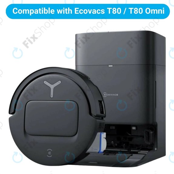 Ersatzteilset für Ecovacs T80 Omni, T80 (2x Hauptbürste, 4x Filter, 4x Seitenbürste)