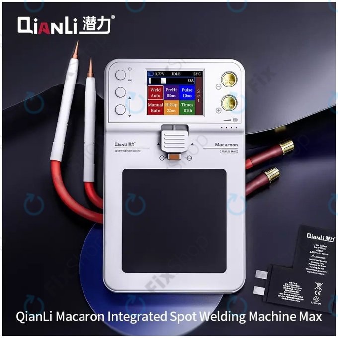 QianLi Macaron Max - Mikro-PunktschWeißgerät-Set für Akku-Flex-Reparatur (iPhone 11 - 14 Pro Max)