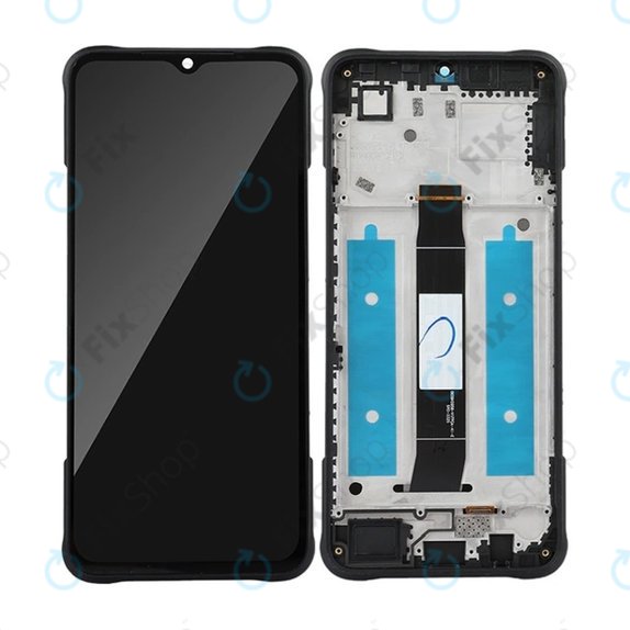 Umidigi G5 Mecha - LCD Display + Touchscreen Front Glas + Rahmen (Black) TFT
