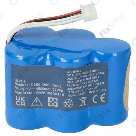 Ecovacs Deebot D-series - Akku Batterie LP43SC3300P5 Ni-MH 6.0V 4500mAh