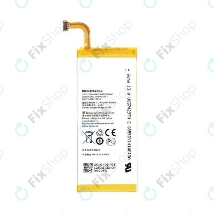 Huawei Ascend G620S, G630, Ascend P6, Ascend G6 - Akku Batterie HB3742A0EBC 2050mAh