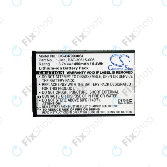 Blackberry Bold 9790, Bold Touch 9900 - Akku Batterie BAT-30615-006 1450mAh HQ