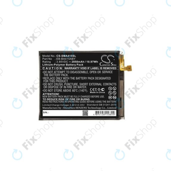 Samsung Galaxy A41 A415F - Akku Batterie EB-BA415ABY 2850mAh HQ
