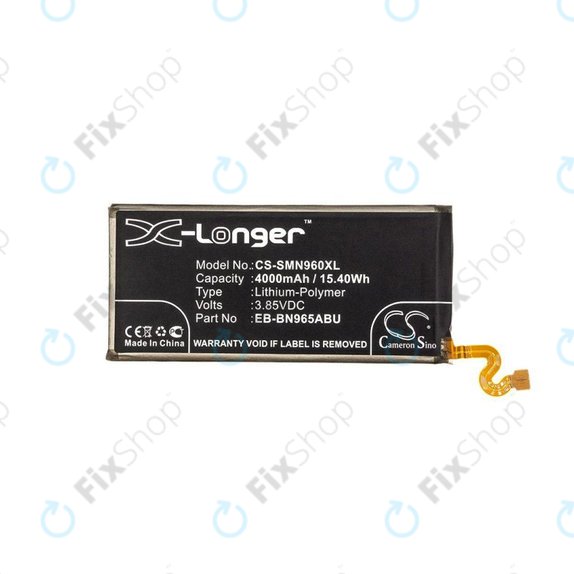 Samsung Galaxy Note 9 N960U - Akku Batterie EB-BN965ABU 4000mAh HQ