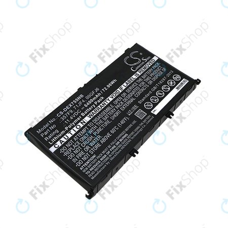 Akku batterie für Dell Inspirion 15, 6400mAh, Li-Pol, 11.4V, 357F9, HQ