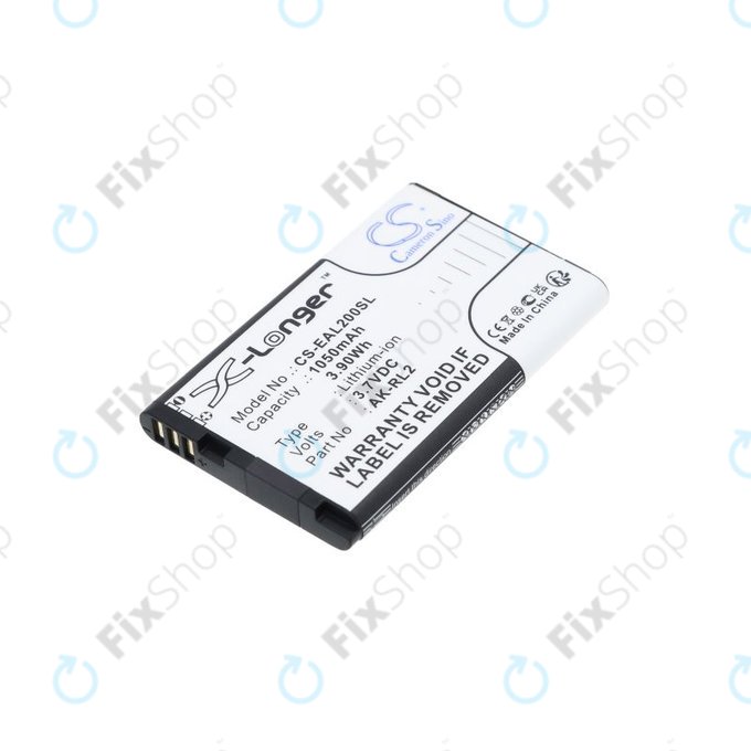 Akku batterie für Emporia Essence Plus, Talk comfort, V20, 1050mAh, Li-Ion, 3.7V, AK-RL2, HQ