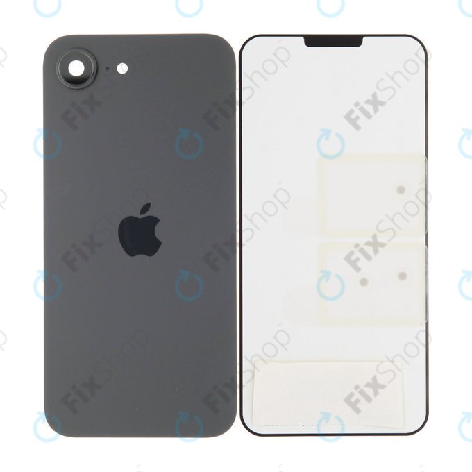 Backcover Glas für iPhone 16e | Black | 661-49429 | Genuine Apple