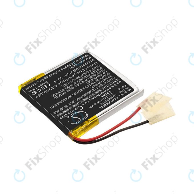 Batterie für Plantronics Voyager Focus B825, 360mAh, Li-Pol, 3.7V, AHB403029, HQ