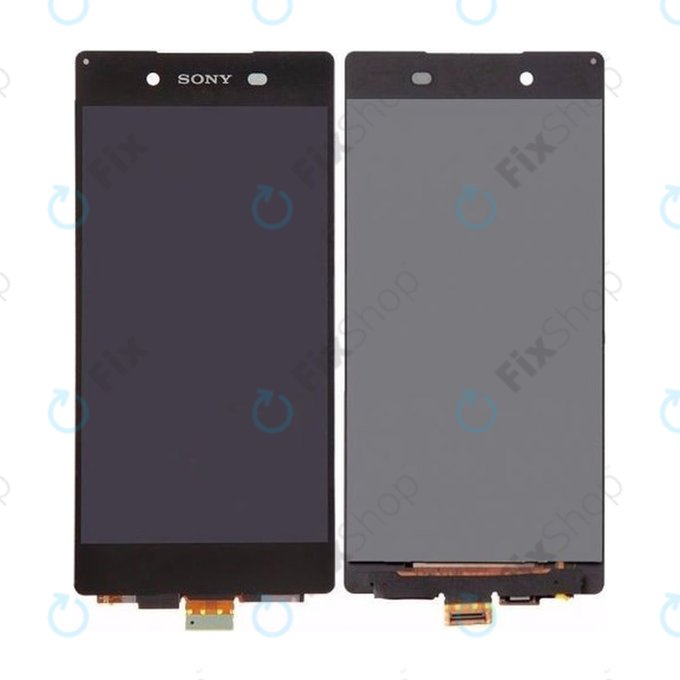 Sony Xperia Z3 Plus E6553 - LCD Display + Touchscreen Front Glas (Black) TFT