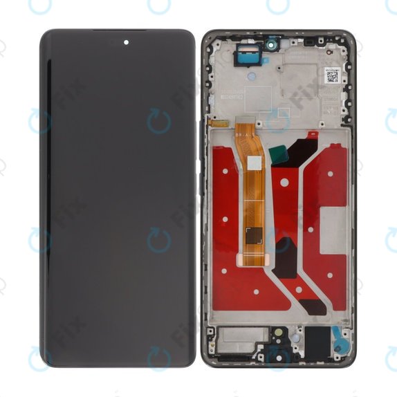 Honor Magic7 Lite - LCD Display + Touchscreen Front Glas + Rahmen (Black) OLED