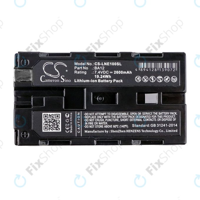 Akku batterie für Line 6 James Tyler Variax, Line 6 JTV Guitar, 2600mAh, Li-Ion, 7.4V, BA12, HQ