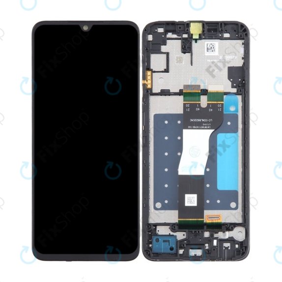 Samsung Galaxy A05s A057G - LCD Display + Touchscreen Front Glas + Rahmen (Black) TFT