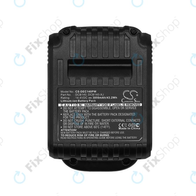 Akku batterie für Dewalt DCB090, XR, 3000mAh, Li-Ion, 14.4V, DCB140, HQ
