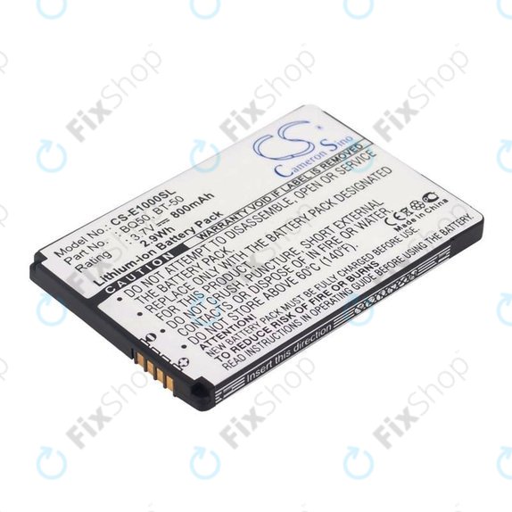 Akku batterie für Motorola Wilder, 800mAh, Li-Ion, 3.7V, BQ50, HQ