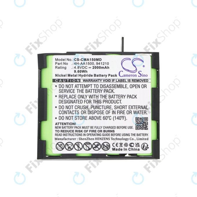 Batterie für Compex MI-Fitness, 2000mAh, Ni-MH, 4.8V, 941213, HQ