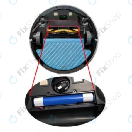 Xiaomi Mi Robot Vacuum Mop Pro (P), 2 (Mijia 2C), Viomi V2 Pro, Proscenic LDS M7 - Akku Batterie STYJ02YM, MH1-4S1P-SC Li-Ion 14.8V 3400mAh