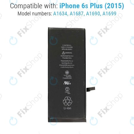Apple iPhone 6S Plus - Akku Batterie 2750mAh FixPremium
