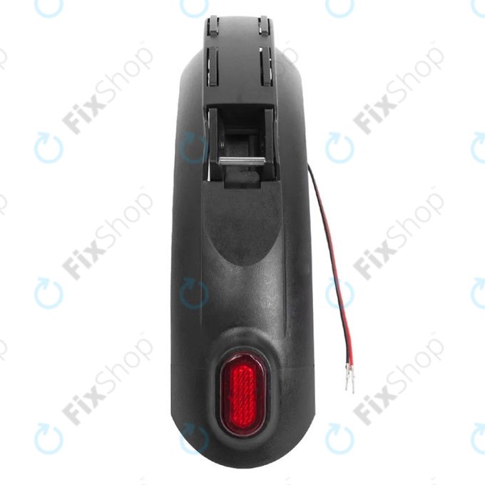 Kugoo S1, S1 Pro, S2, S3 - Hinterer Kotflügel mit Licht und Kabel (Black)