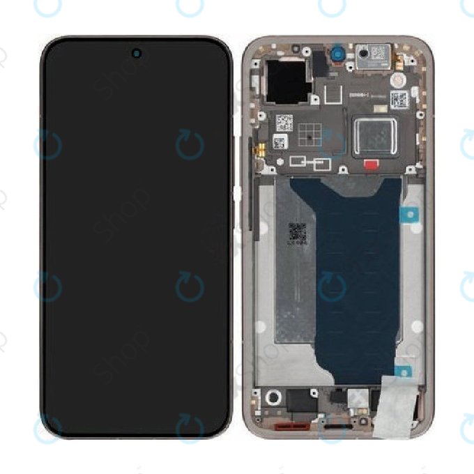 Display für Xiaomi 15T Pro 5G, Mocha Gold, Touchscreen-Glas mit Rahmen, 5600060O12U00, Genuine Service Pack