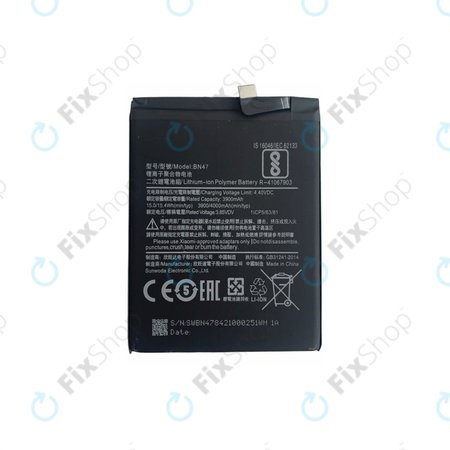 Xiaomi Mi A2 Lite (Redmi 6 Pro) - Akku Batterie BN47 4000mAh