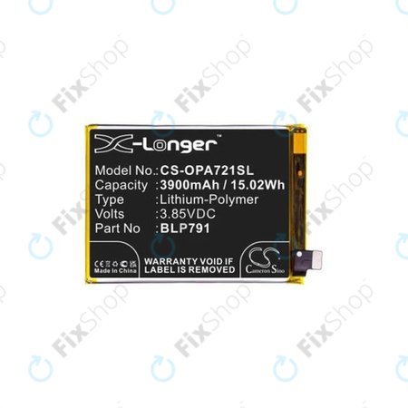 Oppo A72, A73 4G CPH2099 - Akku Batterie BLP791 3900mAh HQ