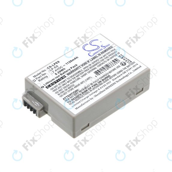 Akku batterie für Canon EOS 550D, 600D, LP-E8, Li-ion, 7.4V, 1120mAh, HQ