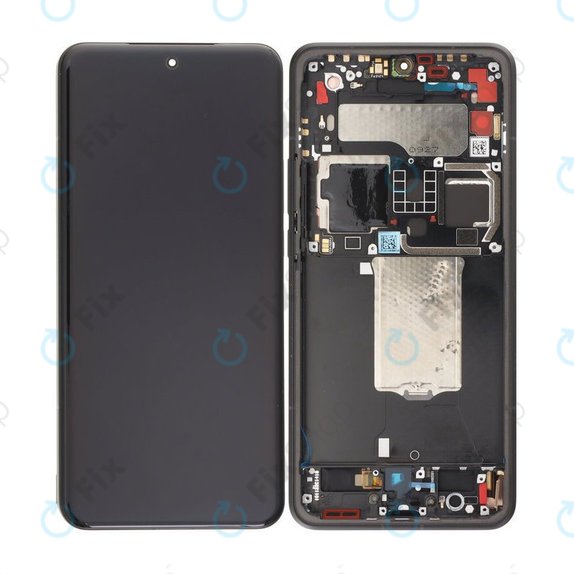 Xiaomi 15 Ultra 5G - LCD Display + Touchscreen Front Glas + Rahmen (Black) OLED