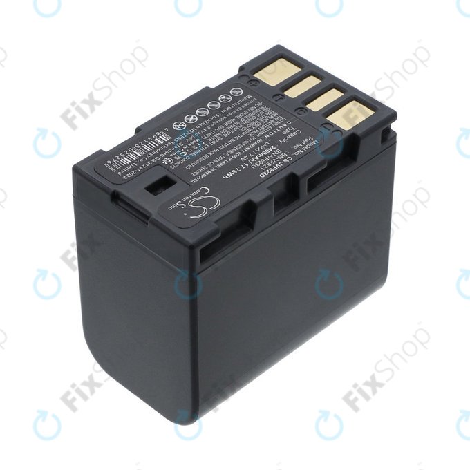 Batterie für JVC EX-Z2000, GR-D720, D740, D750, D770, 2400mAh, Li-Ion, 7.4V, BN-VF823, HQ