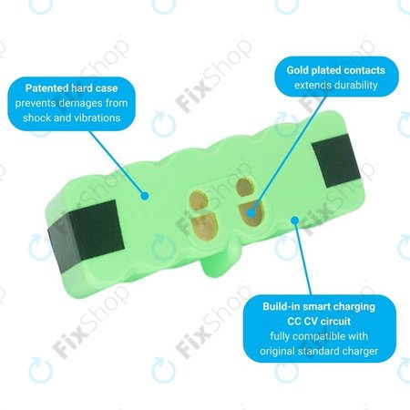 iRobot Roomba 600, 700, 800, 900-series - Akku Batterie 2130LI, 4502233, 4374392 Li-Ion 14.4V 5200mAh