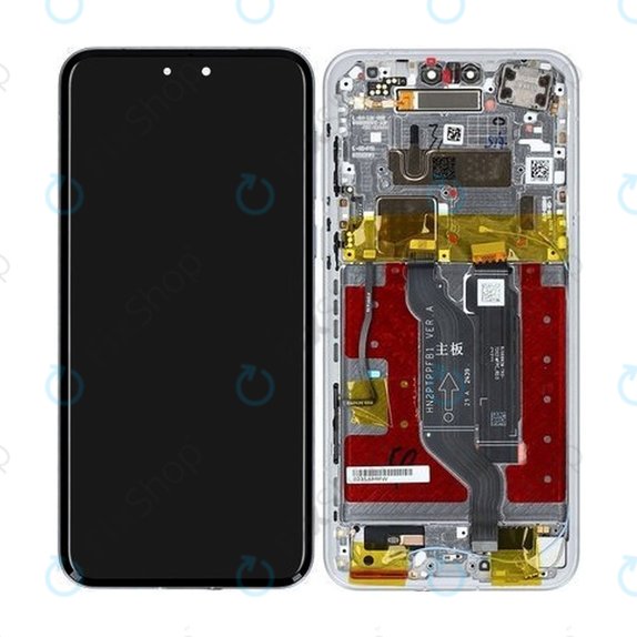 Honor Magic7 Pro - LCD Display + Touchscreen Front Glas + Rahmen (Lunar Shadow Grey) - 0235AMRW Genuine Service Pack