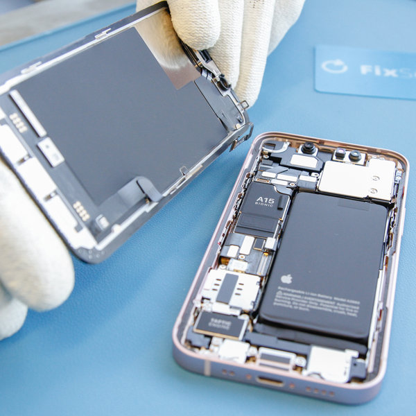 Entferne die Displayeinheit