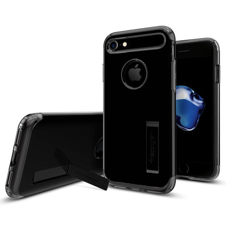 Spigen - Slim Armor Case für iPhone SE 2020/8/7, schwarz
