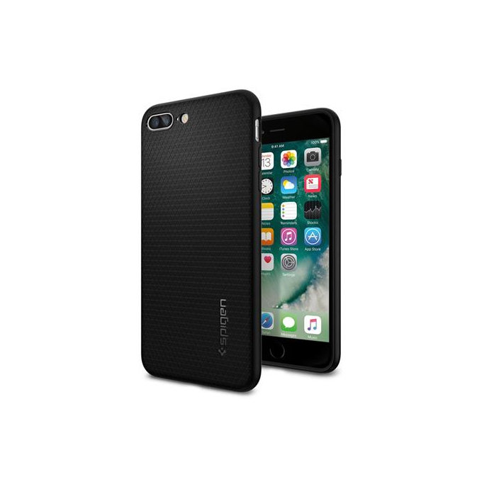 Spigen - Liquid Armor Case für iPhone 8/7 Plus, schwarz