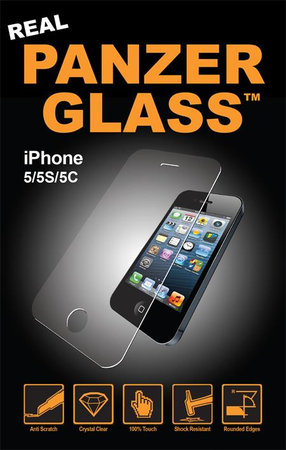 PanzerGlass - Gehärtetes Glas Standard Fit für iPhone 5, 5c, 5s, SE 2016, transparent