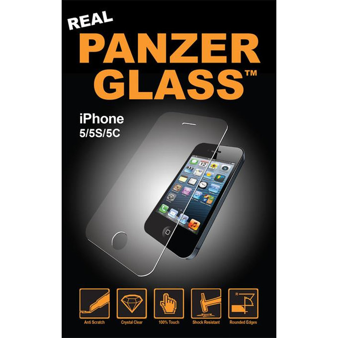 PanzerGlass - Gehärtetes Glas Standard Fit für iPhone 5, 5c, 5s, SE 2016, transparent