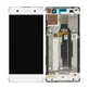Sony Xperia XA F3111 - LCD Display + Touchscreen front Glas + Rahmen (Weiß) - 78PA3100030, 78PA3100080