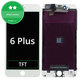 Apple iPhone 6 Plus - LCD Display + Touchscreen Front Glas + Rahmen (White) TFT