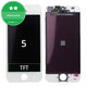 Display für iPhone 5, White, Touchscreen-Glas mit Rahmen