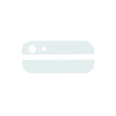 Apple iPhone 5 - Hintere Glas Leiste Schienen (White)