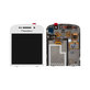 Blackberry Q10 - LCD Display + Touchscreen Front Glas + Rahmen (White) TFT