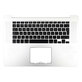 Apple MacBook Pro 15" A1398 (Late 2013 - Mid 2014) - Oberer Rahmen Tastatur + Tastatur UK
